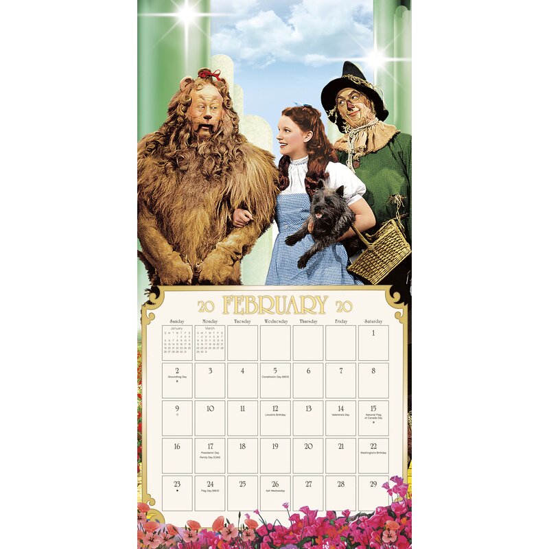 Trends International 2020 The Wizard of Oz Calendar Wall Décor Wayfair